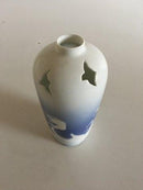 Royal Copenhagen Art Nouveau Unika Gennembrudt Vase af Marianne Høst fra 1895 No 5940