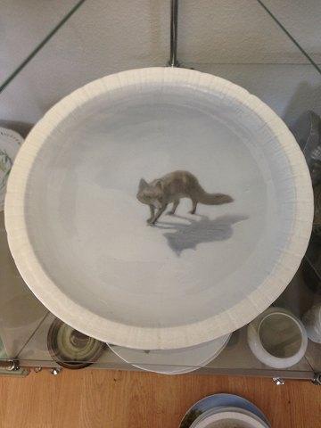 Royal Copenhagen Art nouveau Unika Tallerken af Vilhelm Fischer No 9473 fra Januar 1906