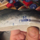 Royal Copenhagen Jugendstil Einzigartiger Kabeljau von Marianne Høst aus dem Jahr 1890