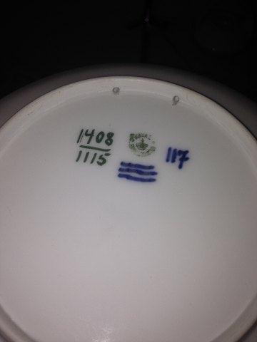 Royal Copenhagen Jugendstil-Wiegeteller mit Krähen Nr. 1408/1115