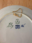 Royal Copenhagen Art Nouveau Vægtallerken med blomster No 82/1117