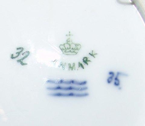 Royal Copenhagen Art Nouveau Vægtallerken med Måger No 32