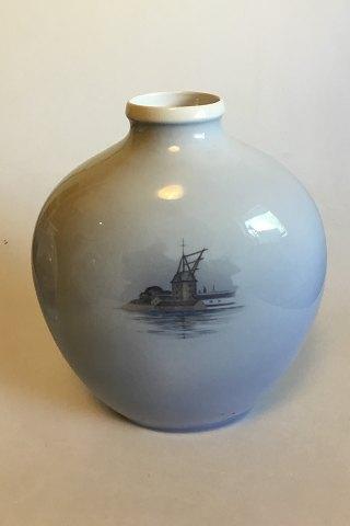 Royal Copenhagen Art Nouveau vase med Den lille Havfrue No 2770/2535 PMN