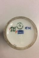 Royal Copenhagen Art Nouveau Vase med Faun og mus af Else Hasselriis No  1965 / 235