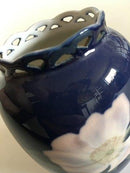 Royal Copenhagen Art Nouveau Vase med gennembrudt kandt No 353/160