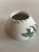 Royal Copenhagen Art Nouveau Vase med Gennembrudt Kant No 173/159