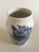 Royal Copenhagen Art Nouveau vase No 845/1217 with Blue Flower Motif