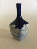 Royal Copenhagen Art Nouveau Vessel Vase No. 367/135 with Flower decoration.