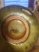 Royal Copenhagen Axel Salto Stentøjs Vase/lampe i Solfatara Glasur