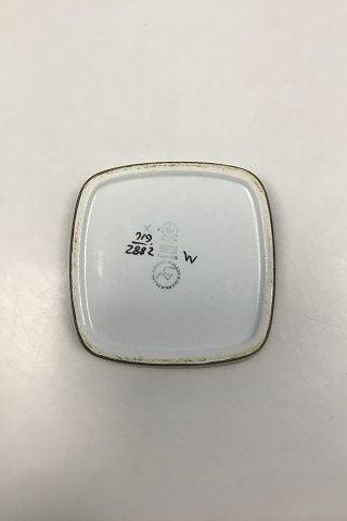 Royal Copenhagen Baca Fajance Lille firkantet fad/skål No 719/2882