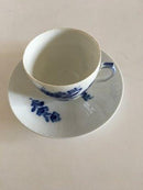Royal Copenhagen Blue Flower Curved Coffee Cup with Saucer No 072