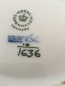 Royal Copenhagen Blaue Blume Geschweißter durchbrochener Teller Nr. 1636