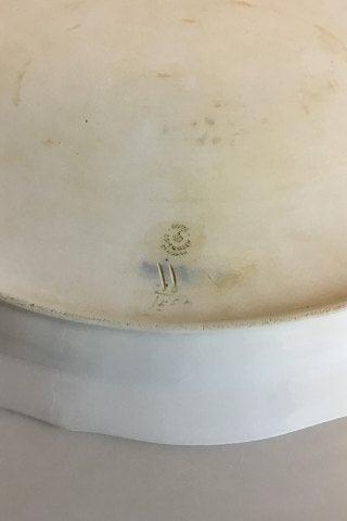 Royal Copenhagen Blå Blomst Svejfet Stort Ovalt Serveringsfad No 1558