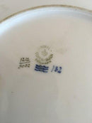 Royal Copenhagen Blå Fiske Tallerken med Guld No 1212/3002 med Hummer