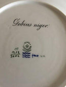 Royal Copenhagen Blue Fish Plate with Gold No 1212/3002