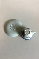 Royal Copenhagen Blå Tranquebar Lille Thekop med underkop No 1190/070