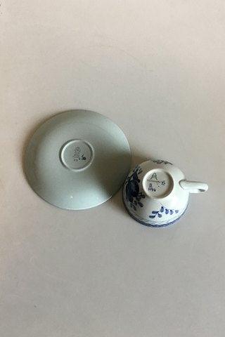 Royal Copenhagen Blå Tranquebar Lille Thekop med underkop No 1190/070