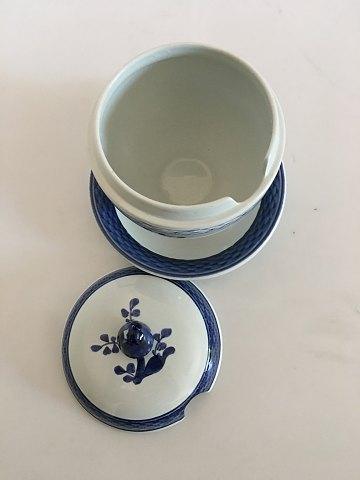 Royal Copenhagen "Blå Tranquebar" Marmelade Krukke med Låg No. 1171