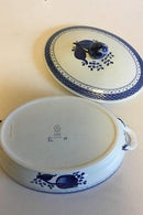 Royal Copenhagen Blå Tranquebar Ovalt lågfad No 921