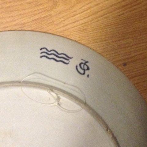 Royal Copenhagen Bonnesens Stel Unika Vægtallerken/fad af Oluf Jensen