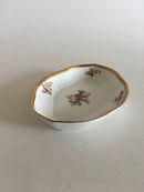 Royal Copenhagen Brown Rose Oval Asiet No 9025