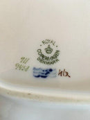 Royal Copenhagen Brown Iris Cake Dish No 9458