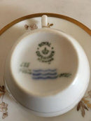 Royal Copenhagen Braune Rose Kaffeetasse und Untertasse Nr. 9452