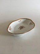 皇家哥本哈根棕色玫瑰椭圆碟No 9026