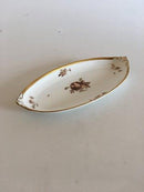 Royal Copenhagen Brown Rose Oval Assiet No 9029