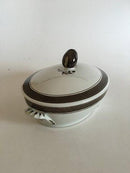 Royal Copenhagen Brun Tranquebar Ovalt Låg Terrin No 921