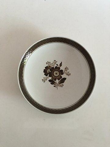 Royal Copenhagen Brun Tranquebar Rund Kageskål No 936