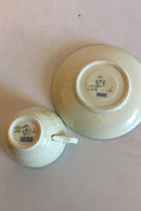 Royal Copenhagen Creme Svejfet med Guld (Stel 1235) Kaffekop og underkop No 1870