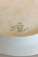 Royal Copenhagen Creme Svejfet med Guld (Stel 1235) Ovalt fad No 1555