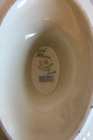 Royal Copenhagen Creme Svejfet med Guld (Stel 1235) Sovseskål No 1871