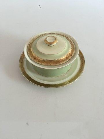 Royal Copenhagen Dagmar Marmeladenschüssel mit Deckel auf Untertasse Nr. 9733