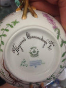 Royal Copenhagen Flora Danica Bouillon cup with saucer No 3612