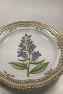Royal Copenhagen Flora Danica Tallerken med gennembrudt kant No 20 / 3526