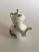 Royal Copenhagen Green Flower Coffee Pot No 1794