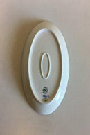 Royal Copenhagen Grøn Blomst Svejfet Oval assiet No 1689