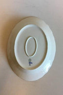 Royal Copenhagen Green Flower Curved Oval Dish No 1555
