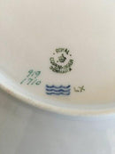 皇家哥本哈根绿色鱼盘（编号919/1710）与Pleuronectes Platessa