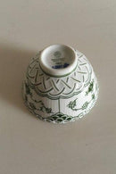 Royal Copenhagen  Grøn Musselmalet Halvblonde Skål No 057