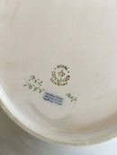 Royal Copenhagen Grüner geschweißter ovaler Teller Nr. 1555