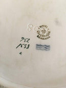 Royal Copenhagen grün geschweißt große ovale Schale Nr. 1558