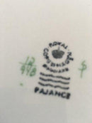 皇家哥本哈根绿色Tranquebar餐盘No 948