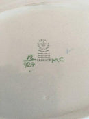 Royal Copenhagen Grøn Tranquebar Ovalt Serveringsfad No.927