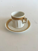 Royal Copenhagen Guld Vifte Espresso Kop og Underkop No 11548