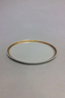 Royal Copenhagen Gold Fan Oval Tray No 11564