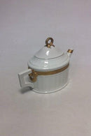Royal Copenhagen Guld Vifte Thekande med låg No 11566