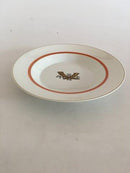 Royal Copenhagen Golden Horns with Orange Band Deep Plate No 883/9587